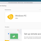 A screenshot of Chrome Remote Desktop